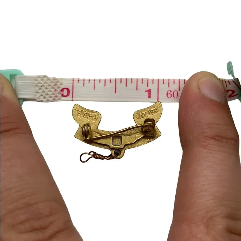Boy scouts be prepared goldtone pin
